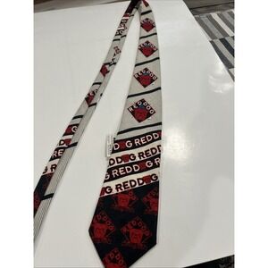 New Vintage Men's Neck Tie 56" Polyester Red Dog Beer 1995 Plank Road Brewery